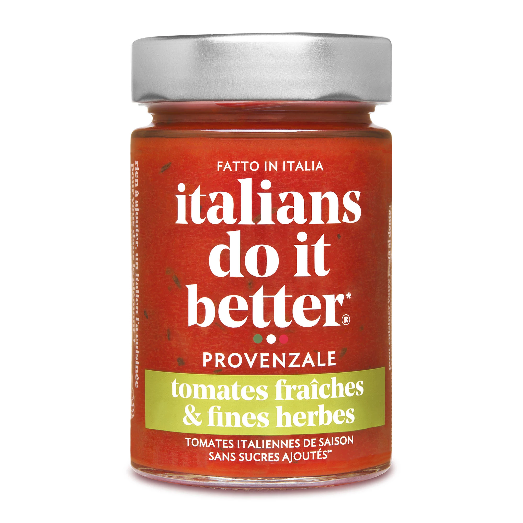 Sauce tomate et herbes Provençale 190g -  ITALIANS DO IT BETTER