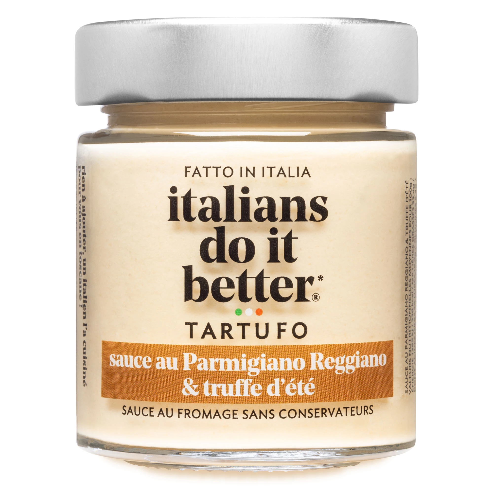 Cream of Parmigiano and Truffle Sauce, 130g - ITALIANS DO IT BETTER