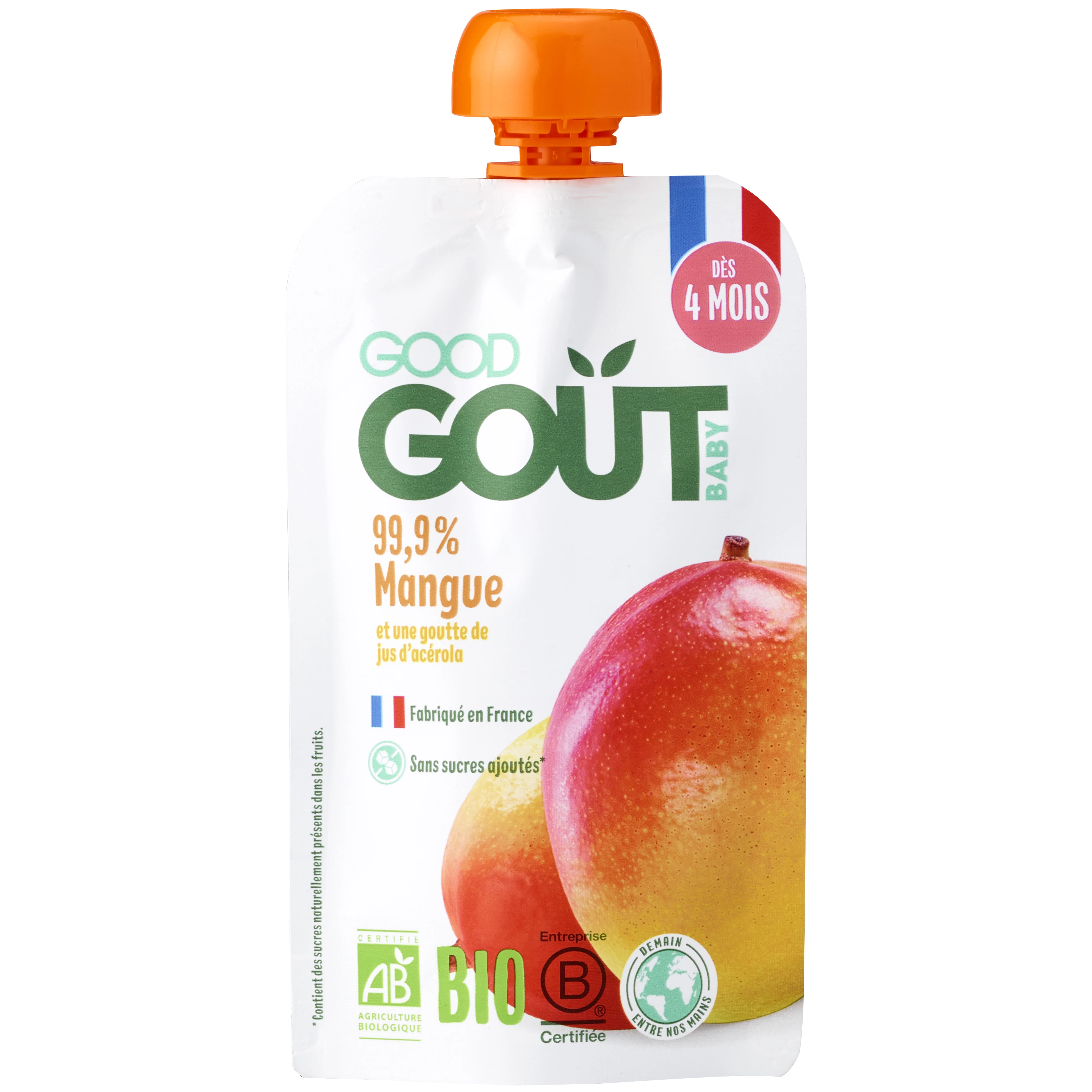 Mango gourd without added sugars Organic, 120g, GOOD GOUT