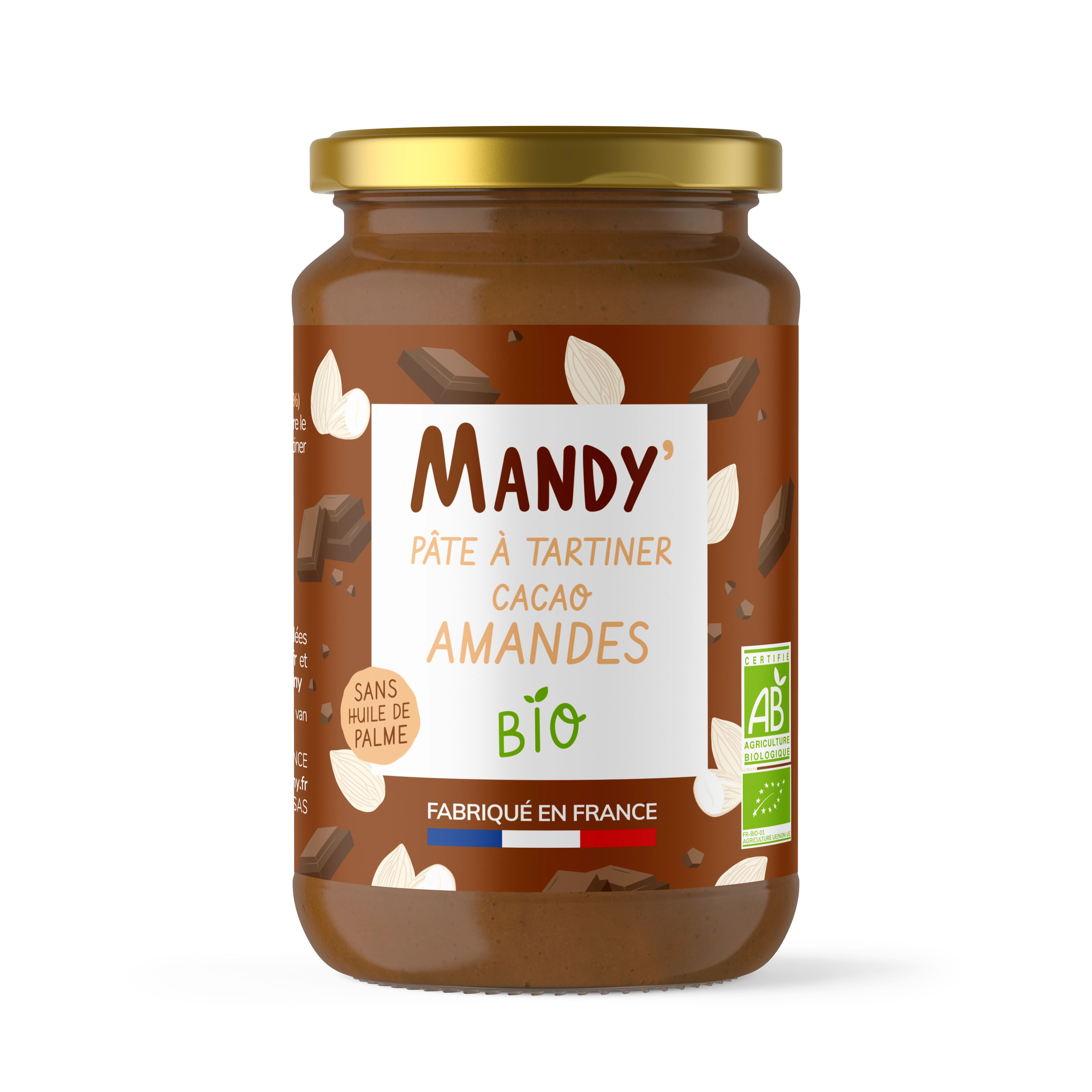 Choco Almond Spread, 6x300g - MANDY'