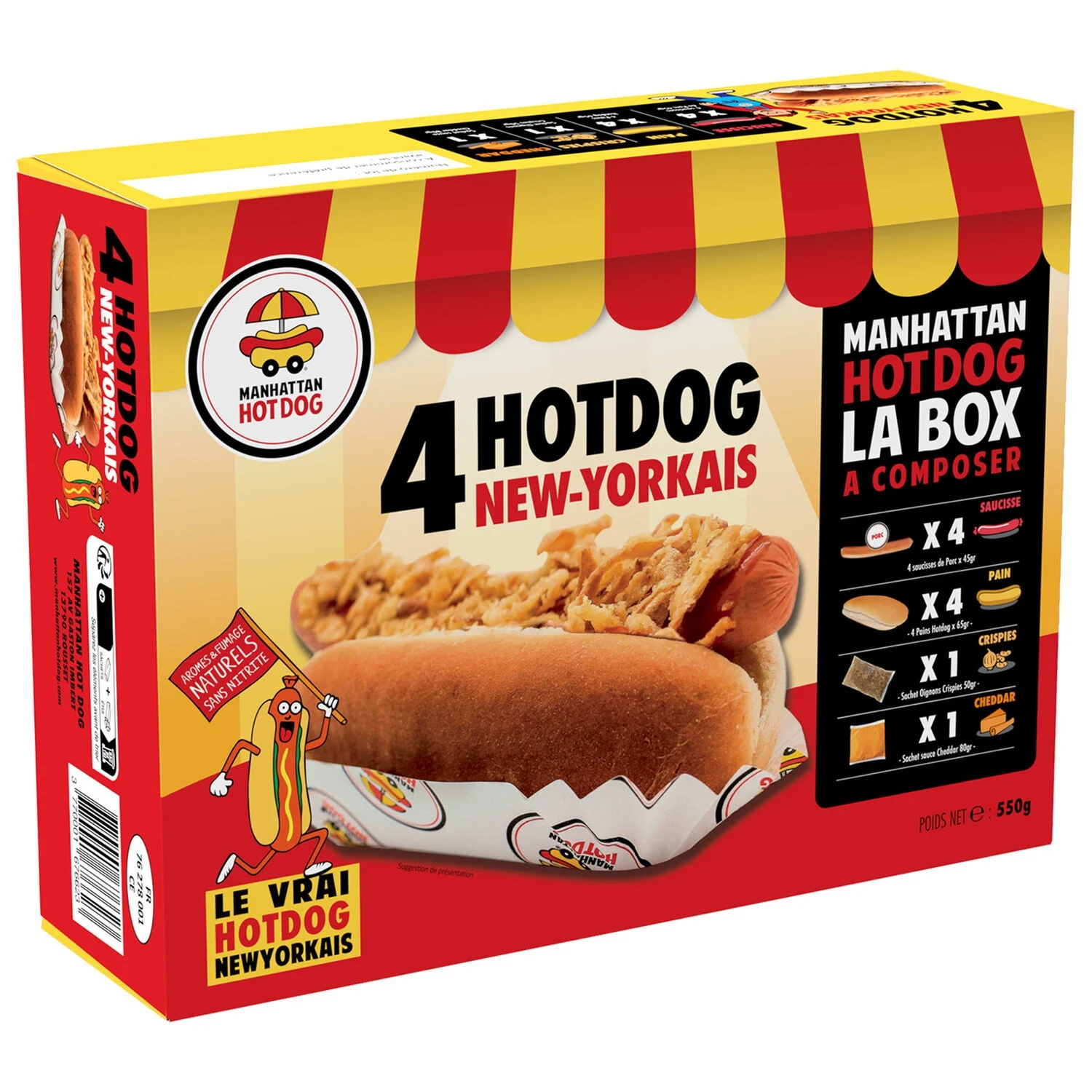 550g Kit Hot Dog