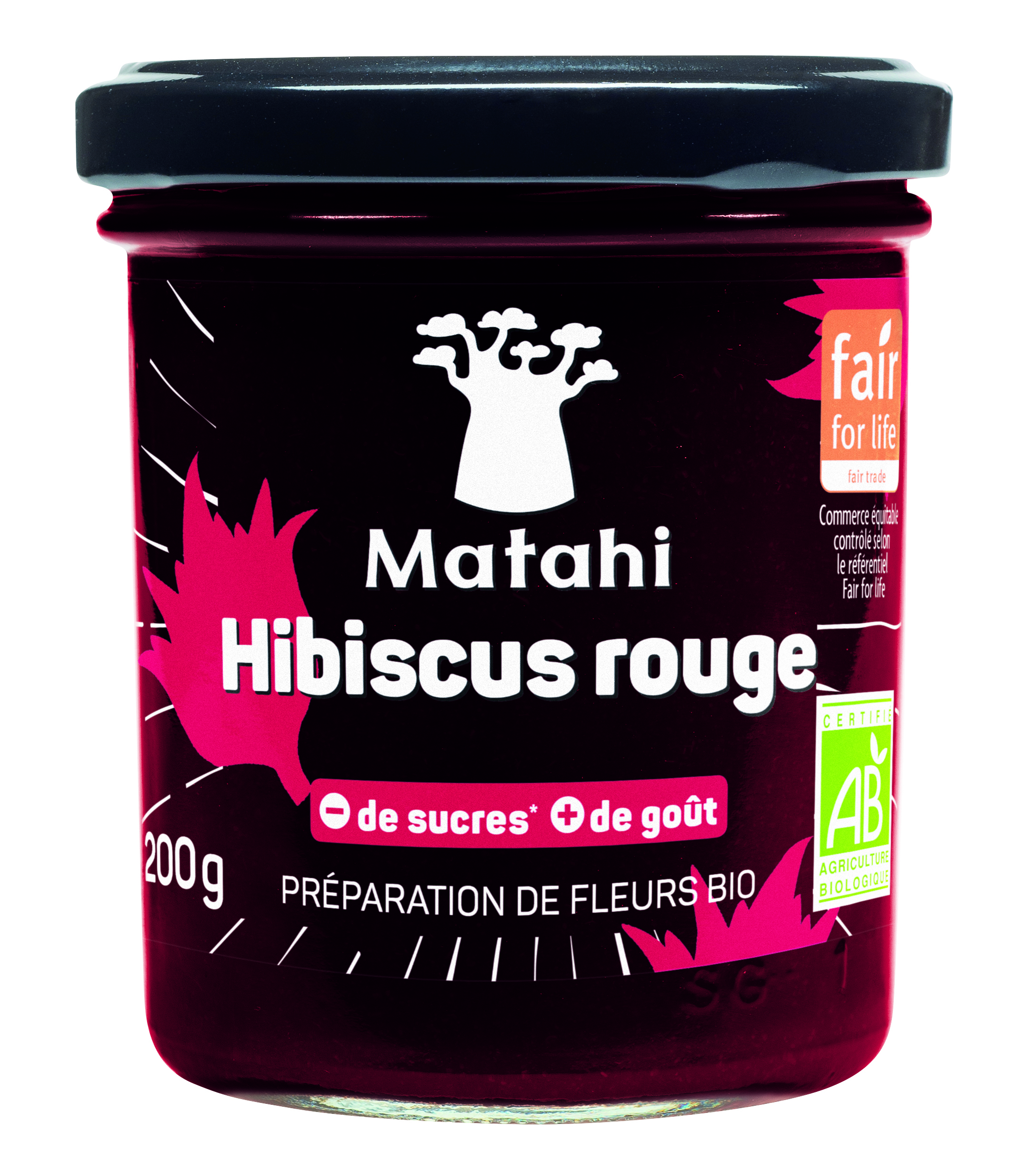 Organic Hibiscus Fruit Preparation (12 X 200 G) - Matahi