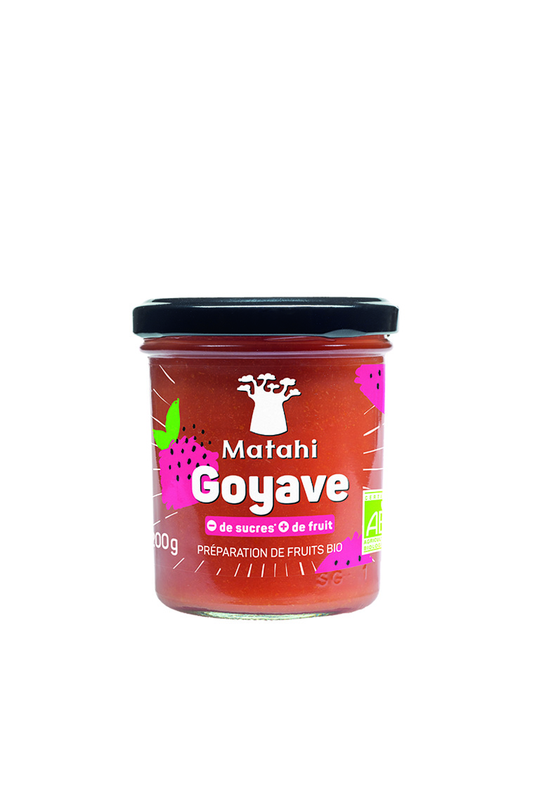 Preparado de Fruta de Guayaba Ecológica (12x200 G) - Matahi