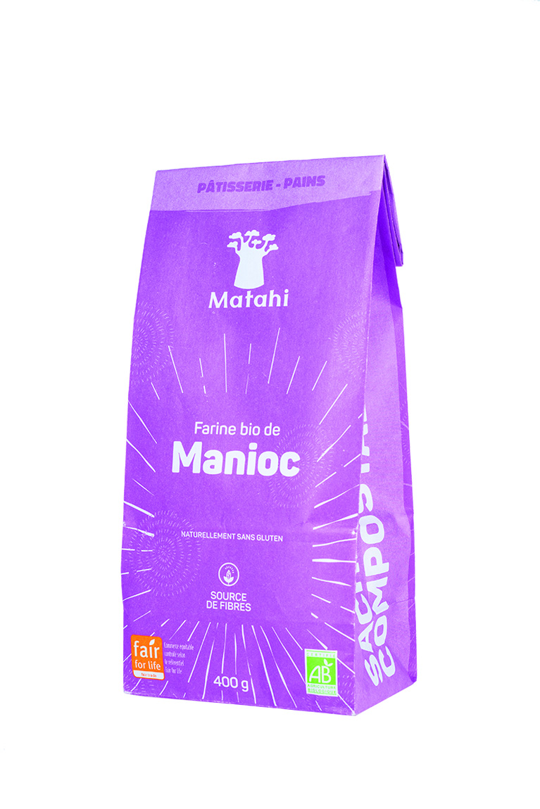 Farine De Maniok Bio (6x400 G) - Matahi