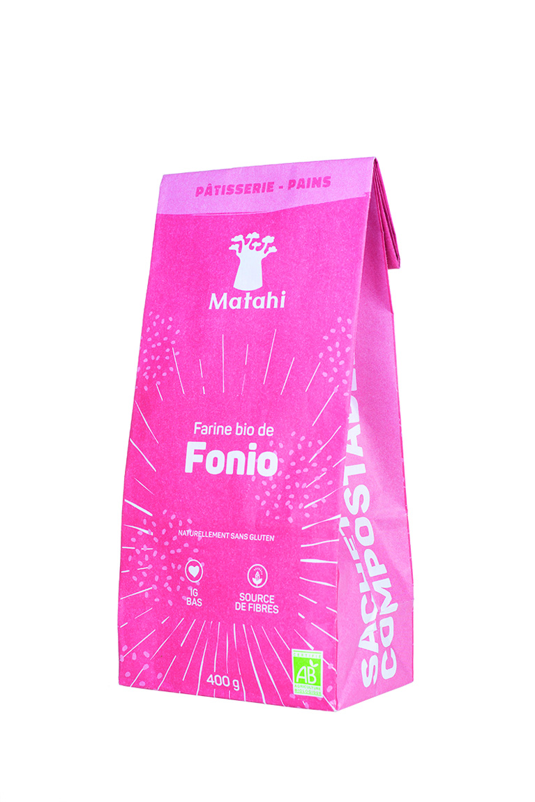 Organic Fonio Flour (6x400 G) - Matahi