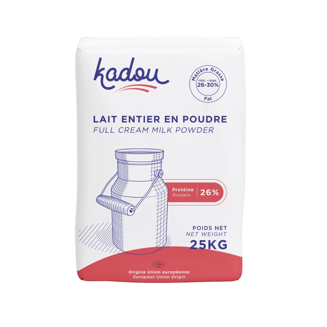 全脂奶粉 25 公斤 26% 蛋白质 - KADOU