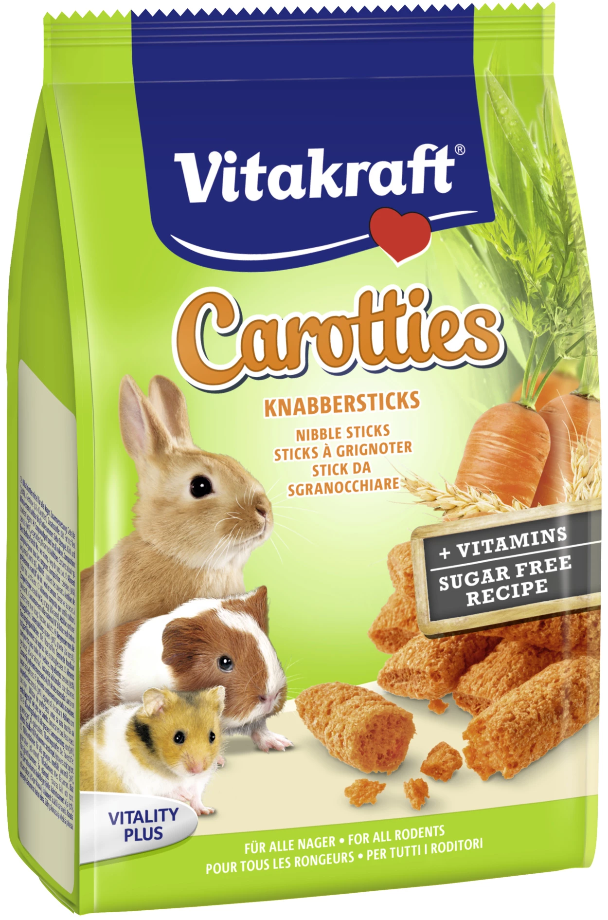 Aliments Pour Rongeurs Sticks Carottis à Grignoter, 50g - Vitakraft