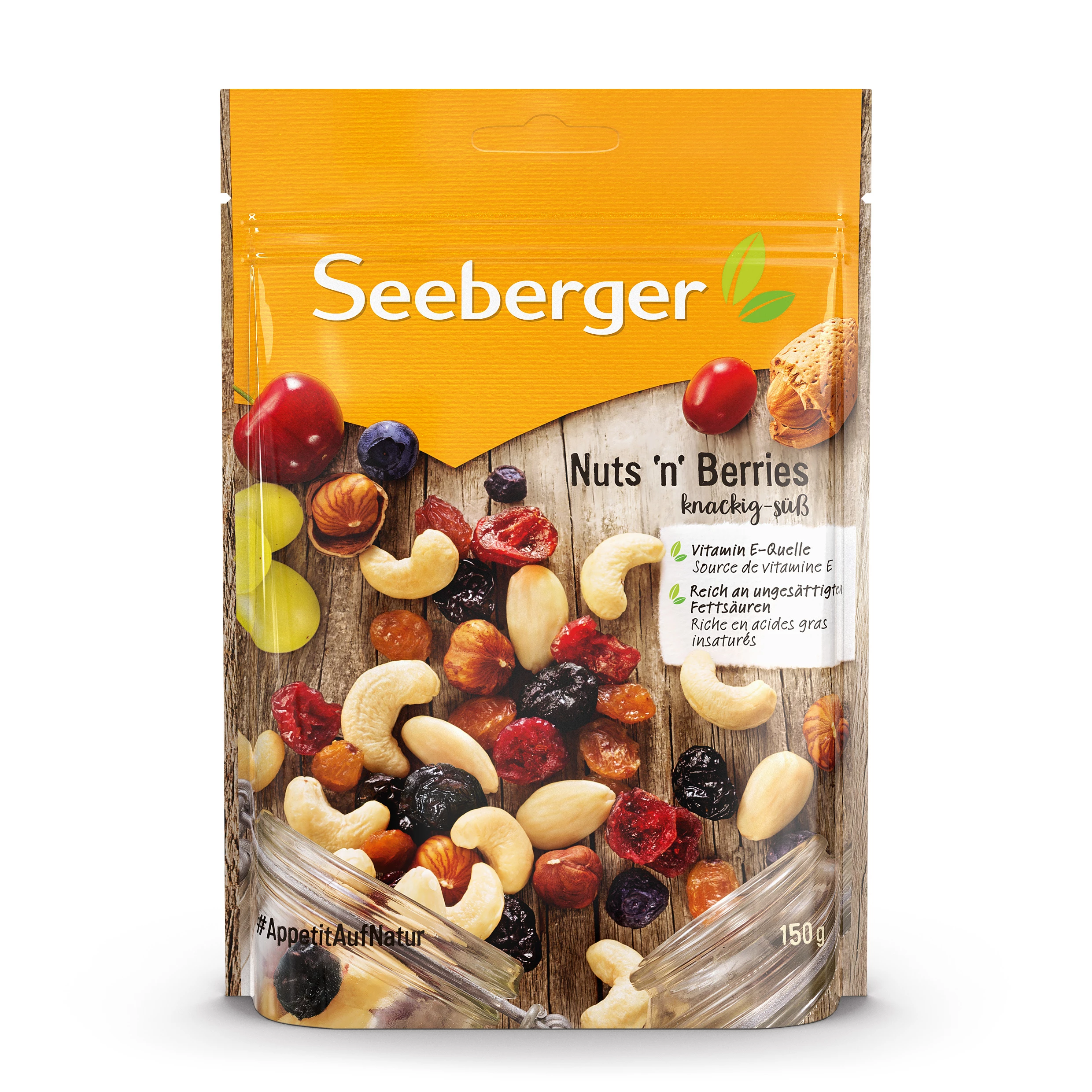 Fruits Secs mélange nuts 'n' Berries, 150g -  SEEBERGER