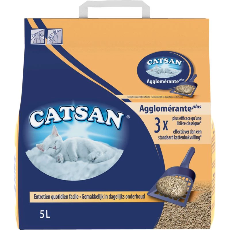 固まる猫砂プラス5L - CATSAN