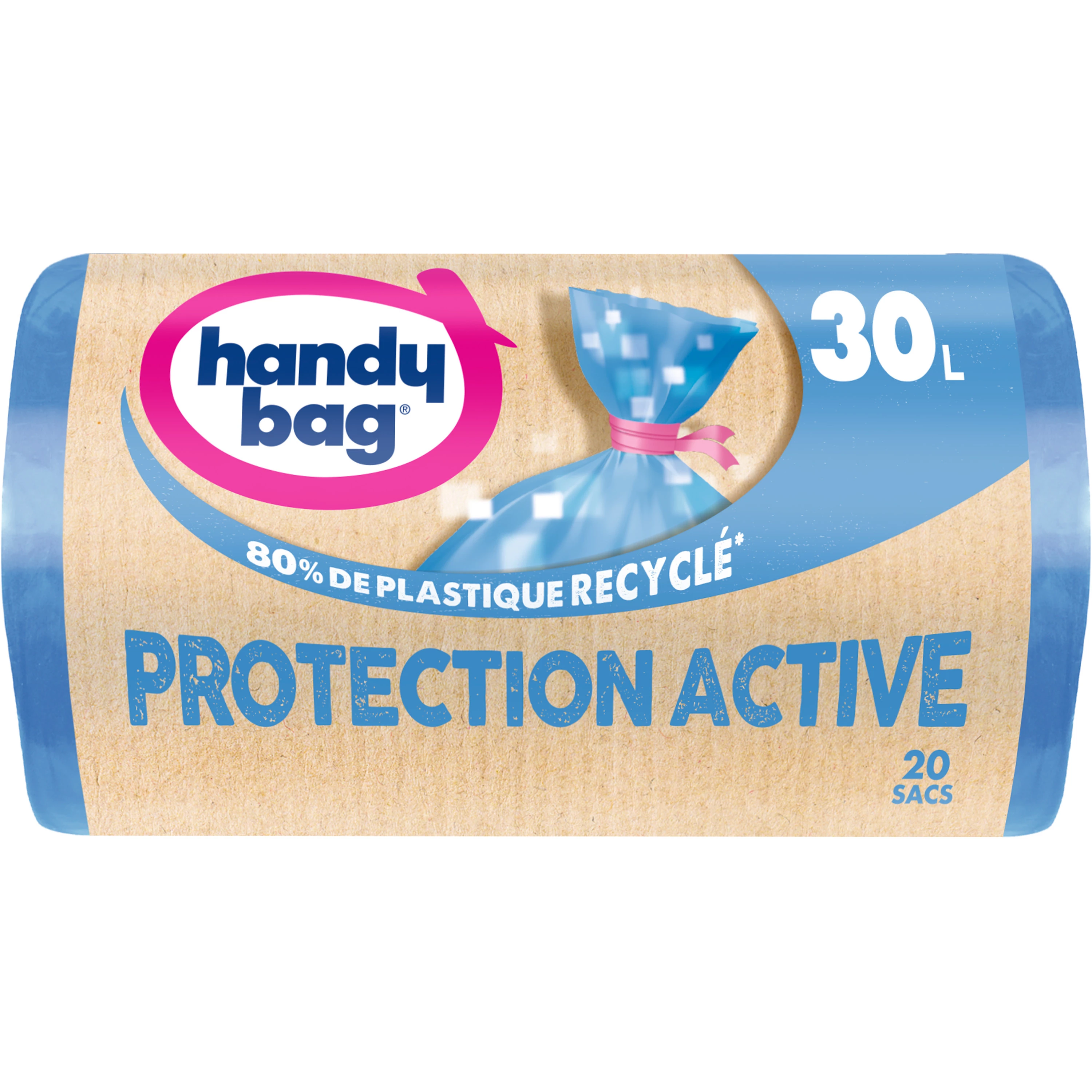 Sac poubelle protection active X20 30L - HANDY BAG