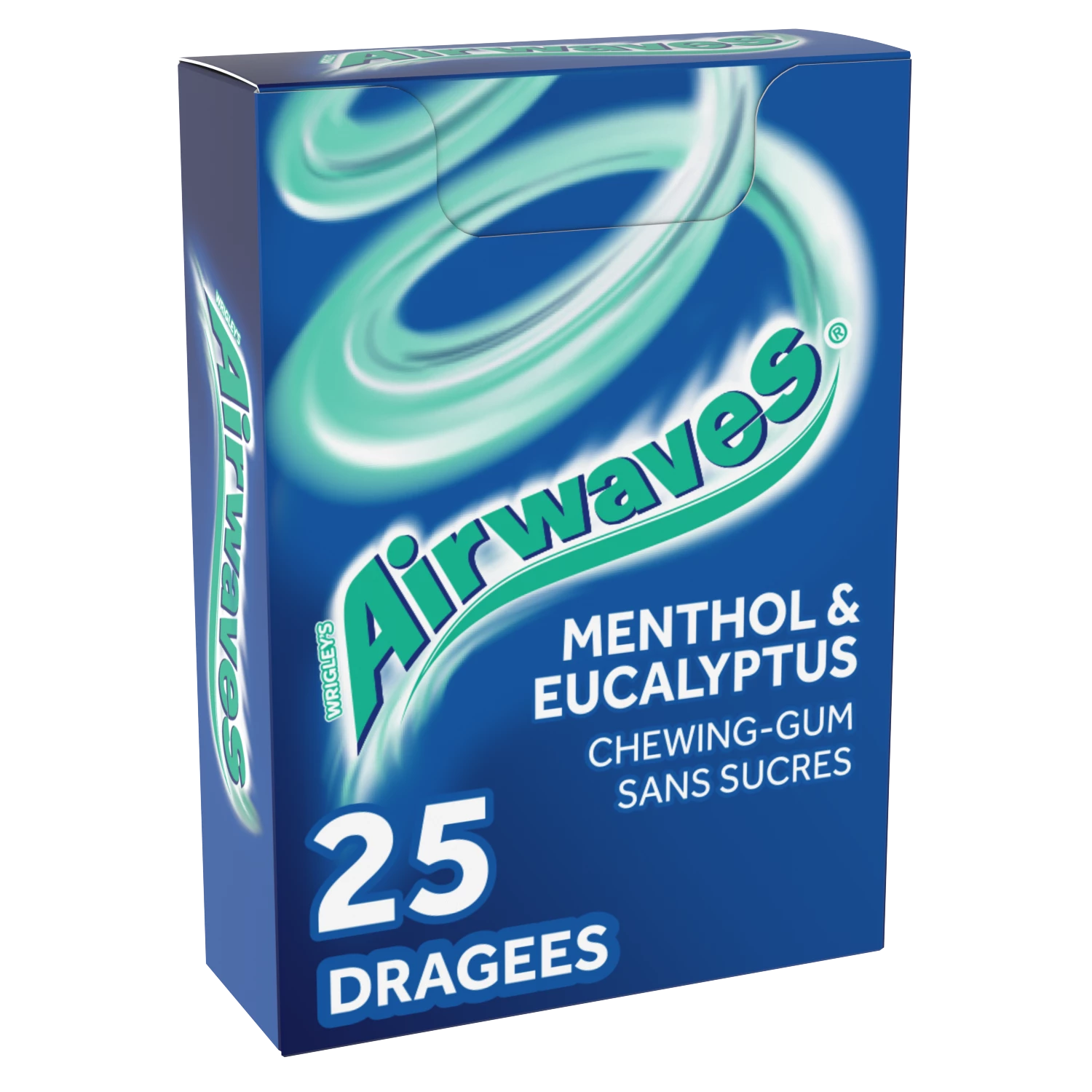 Chewing-gum sans sucres Menthol Eucalyptus - AIRWAVES