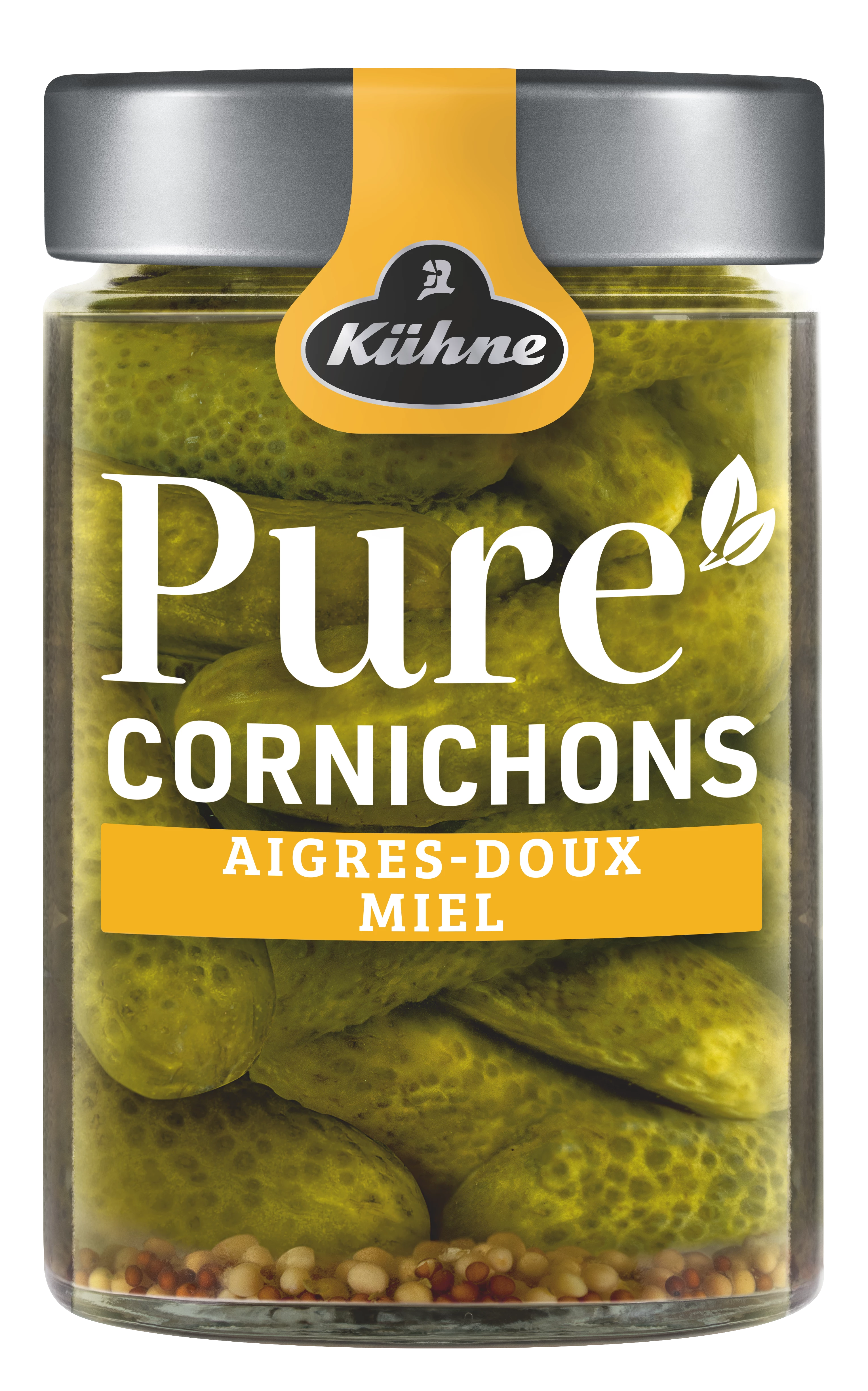 Cornichon Pure Aigres-Doux Miel, 850g  - KÜHNE