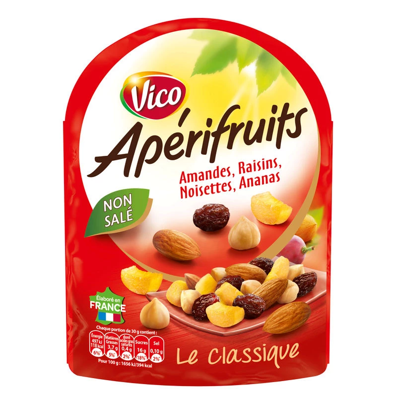 Mélange de Fruits Secs ApériFruit CLassique 120g - VICO