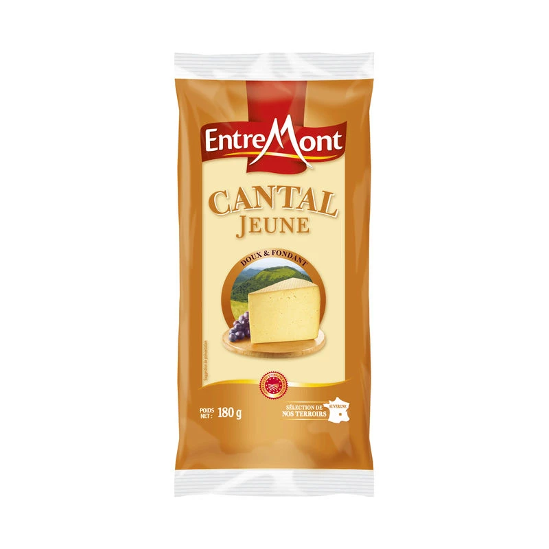 Cantal Jeune doux 30% 180g - ENTREMONT