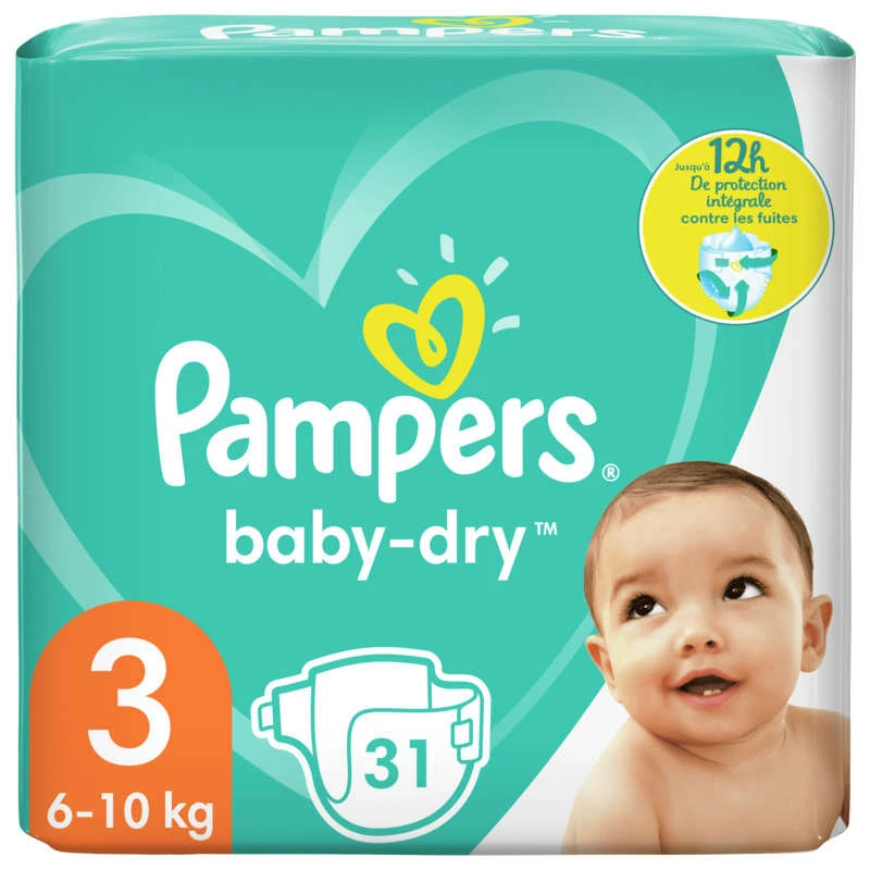 Pampers Baby Dry Paquet T3 X31