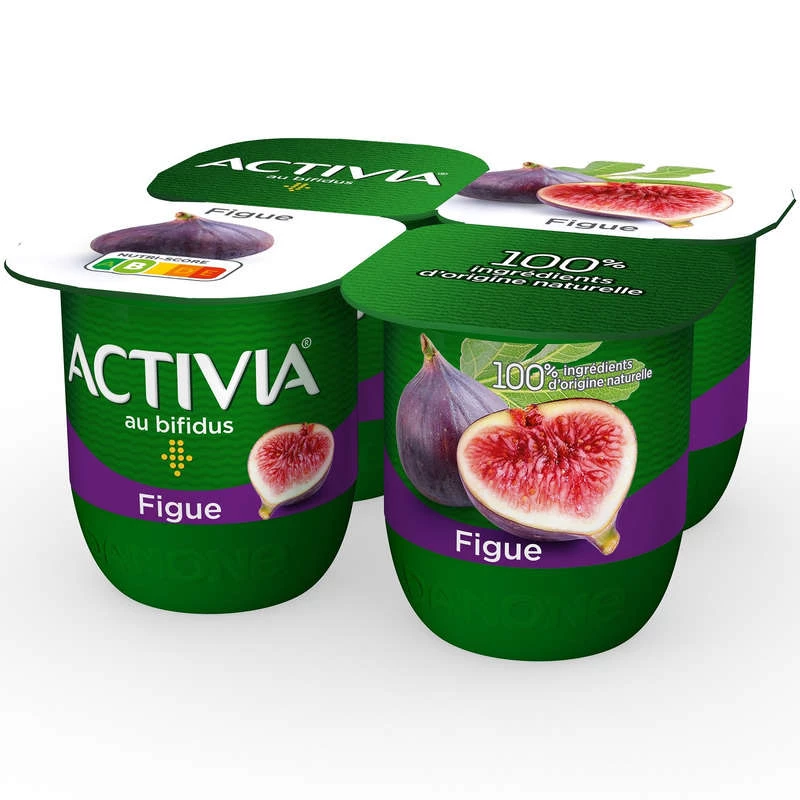 Activia Fruits Figue 4x125g