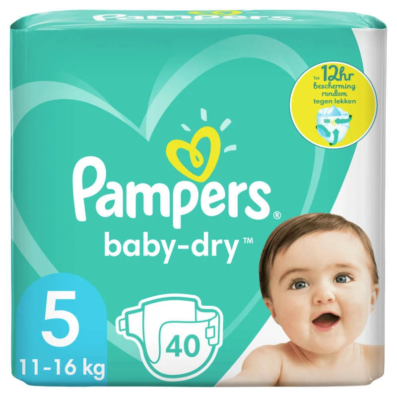 Pampers Baby Dry Geant T5 X40