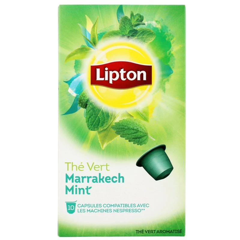 Thé vert marrakech mint x10 25g - LIPTON