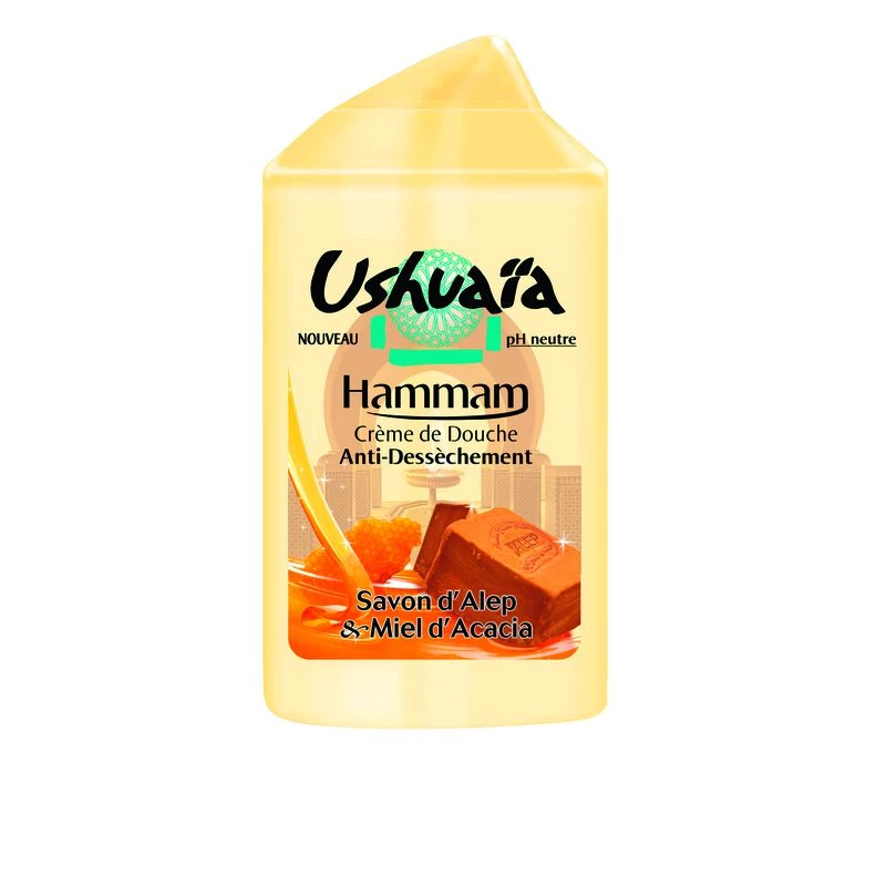 Crème de douche anti-dessèchement Hammam 250ml - USHUAIA