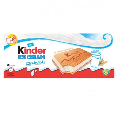 Glace sandwich au lait x8 - KINDER