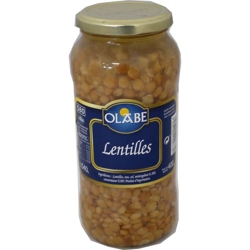 Lentils in the jar; 58cl - OLABE