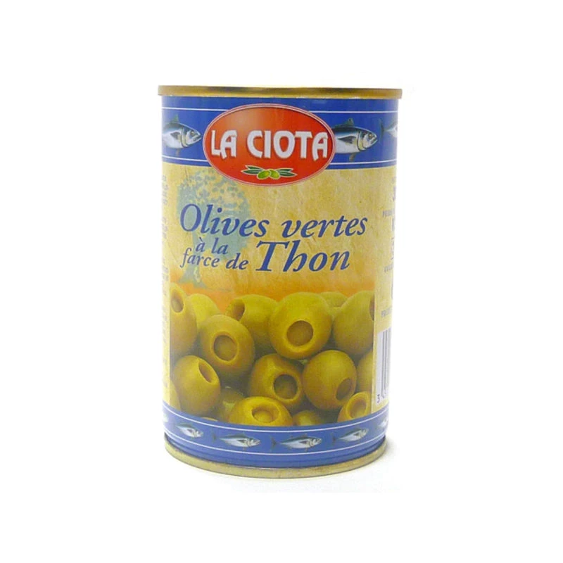 Green Olives with Tuna Stuffing, 120g - La CIOTA