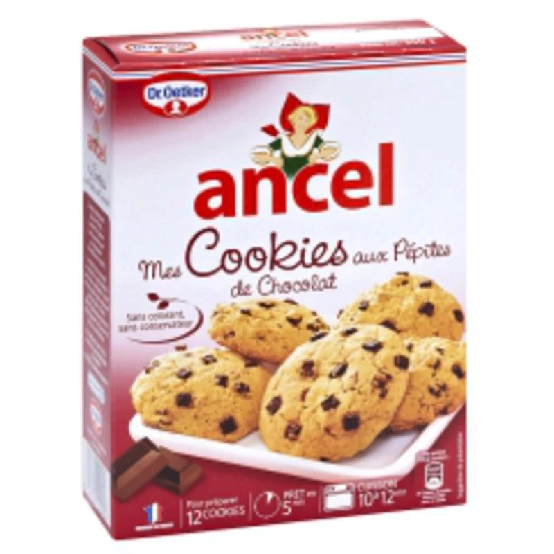 Préparation cookies aux pépites de chocolat 300g - ANCEL