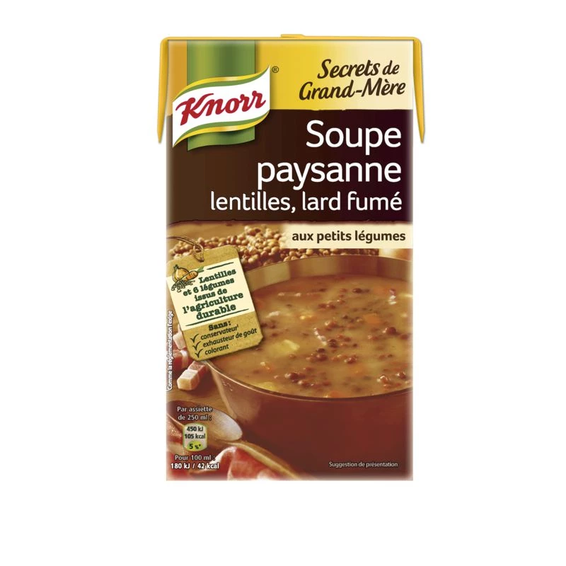 Knorr Soupe Lent.lard 1l