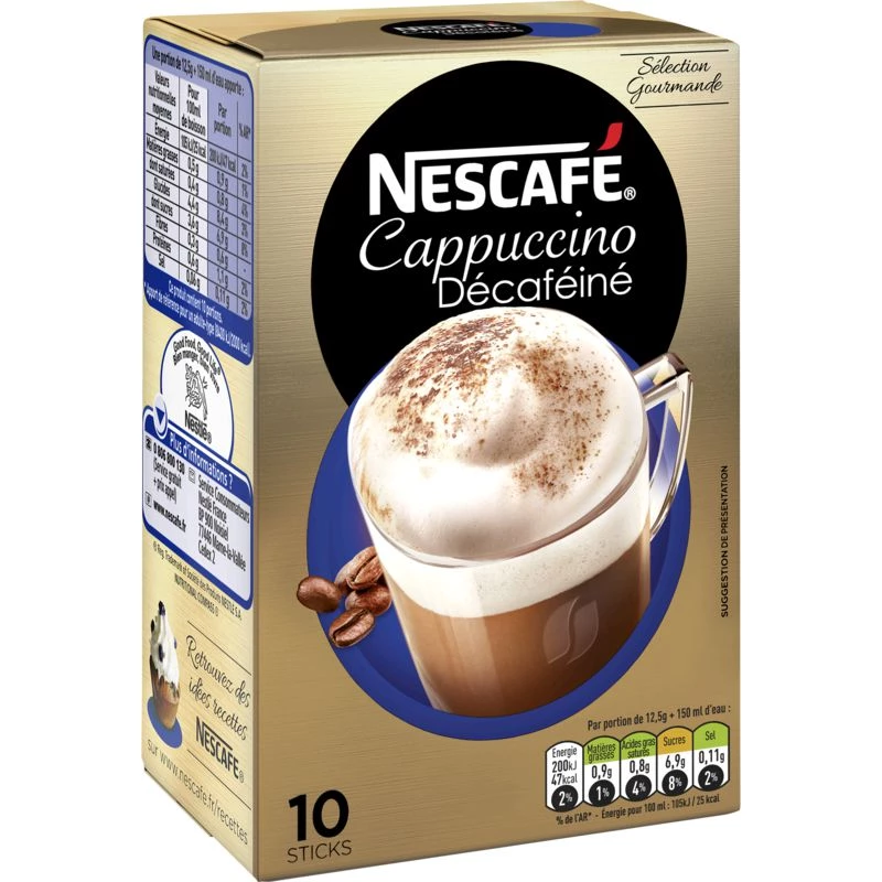Nescafe Cappuccino Dk 10s 125g