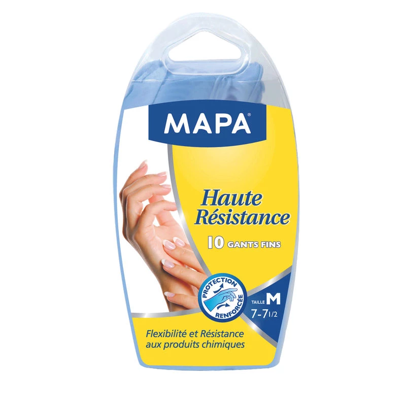 High resistance gloves size M x10 - MAPA
