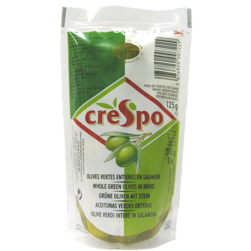 Crespo Scht Olive Verte 125g