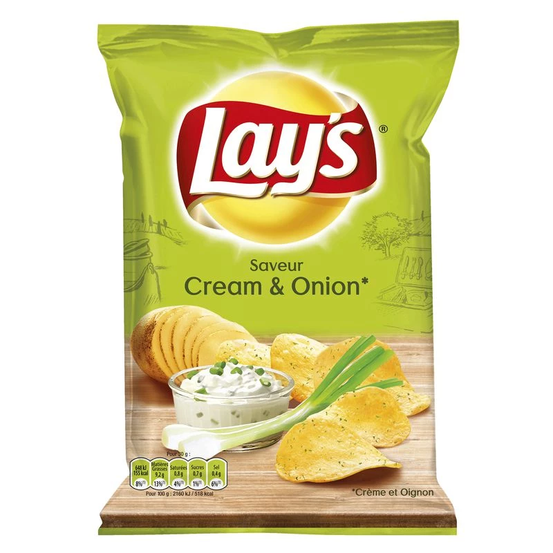 Chips Lays Cream/onion 120g