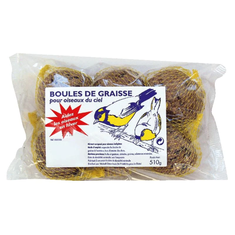 Boules De Graisse X6 540g