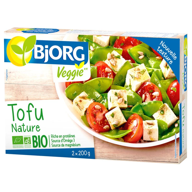 Tofu nature Bio, 400g, BJORG