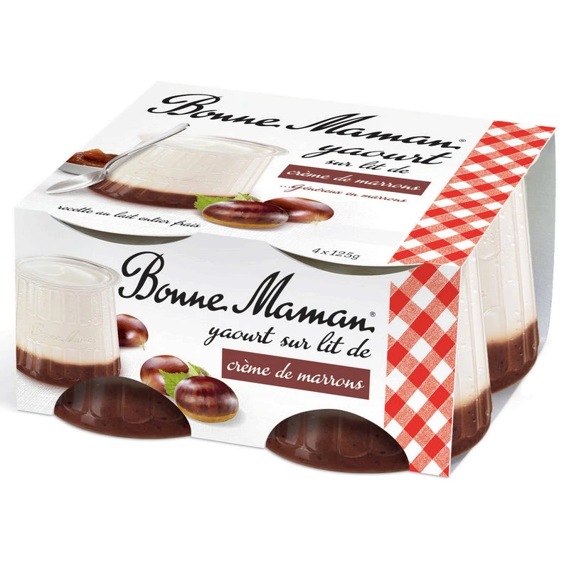 Yaourt Creme Marrons 4x125g - BONNE MAMAN