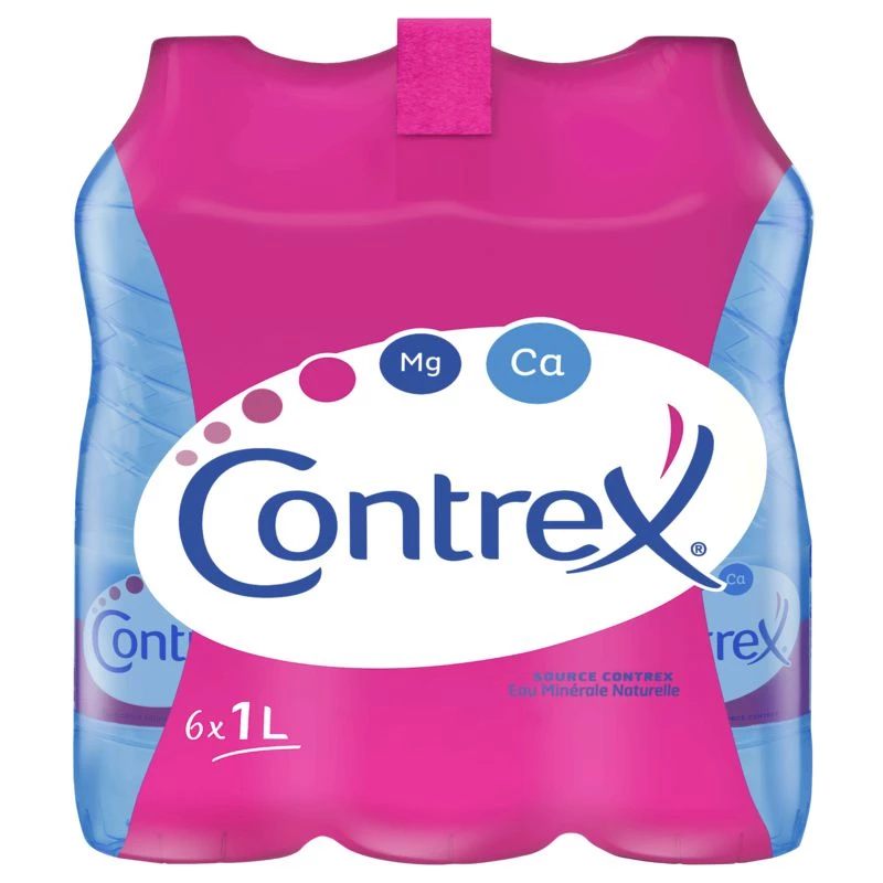 Agua mineral natural 6x1L - CONTREX