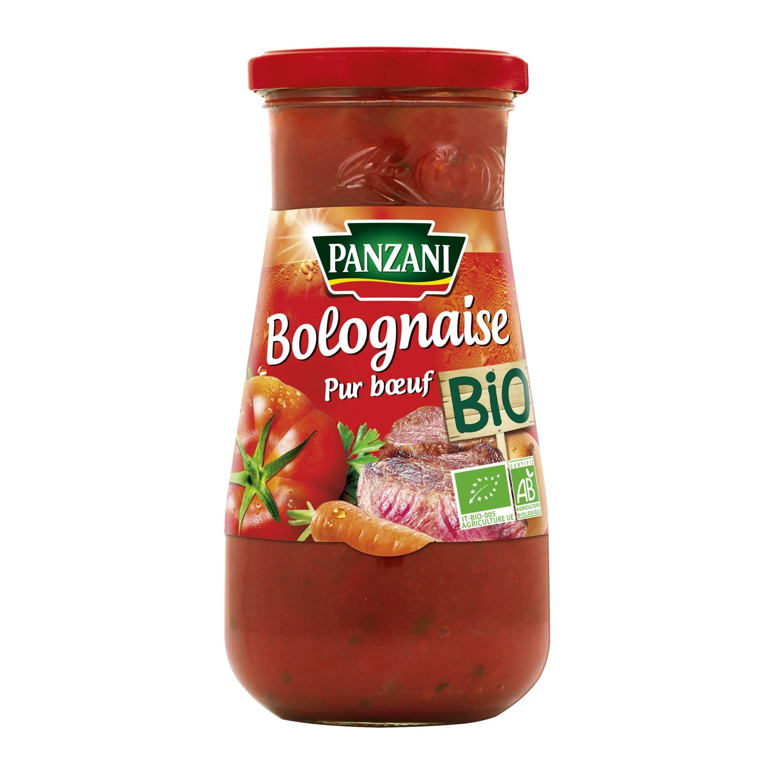 Organic bolognese sauce 390g - PANZANI