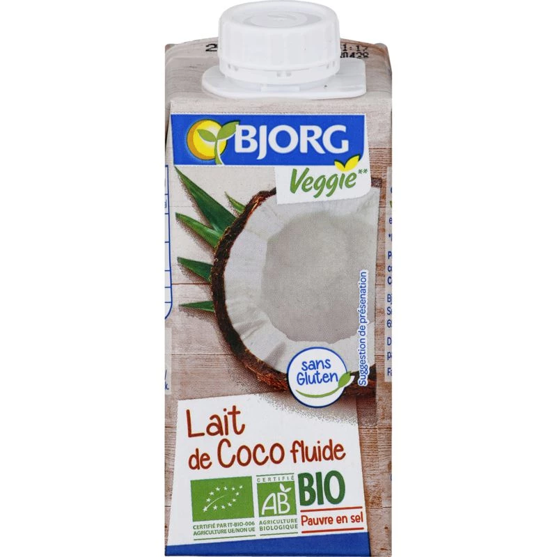 Lait Coco Bio 200ml Bjorg