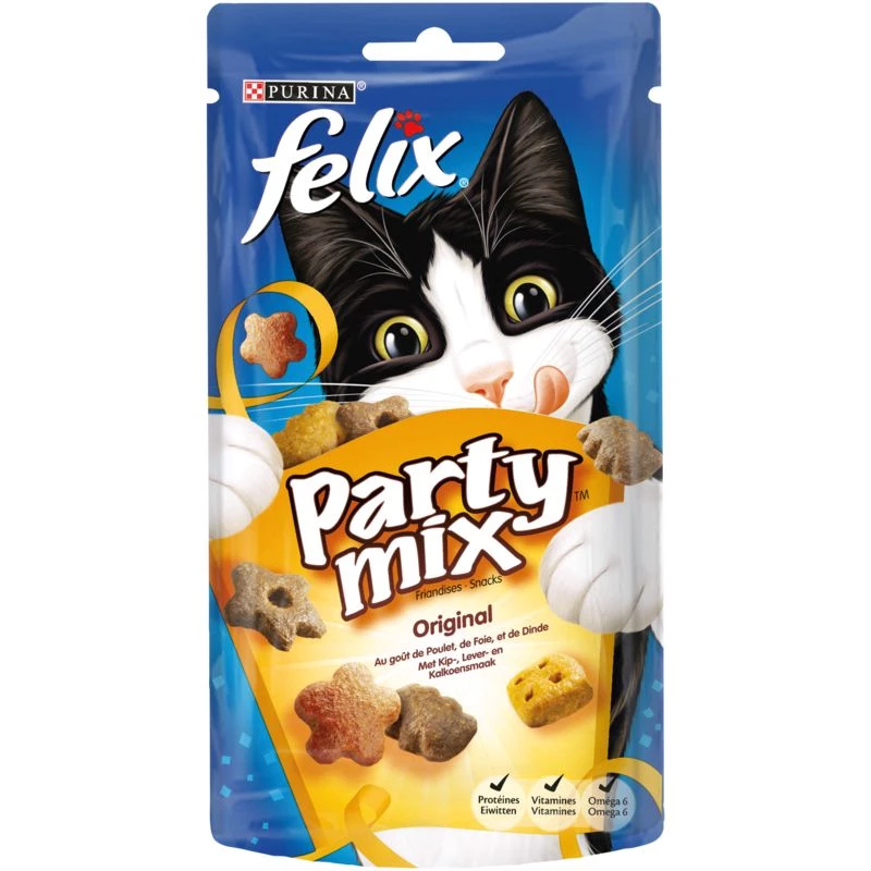 Friandises pour chat Party Mix 60g - PURINA