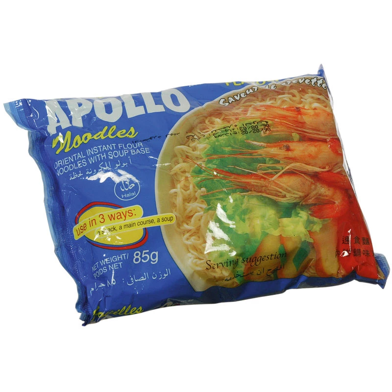 Nouilles aux crevettes Halal 85g - APOLLO