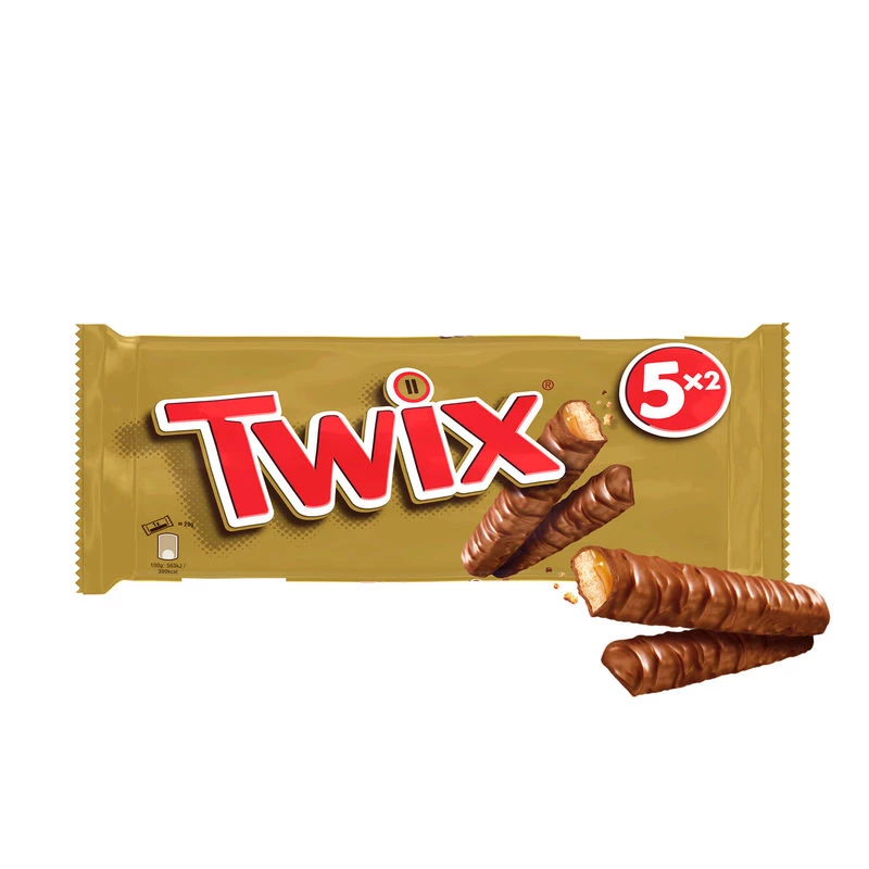 Barres chocolatées x5 250g - TWIX