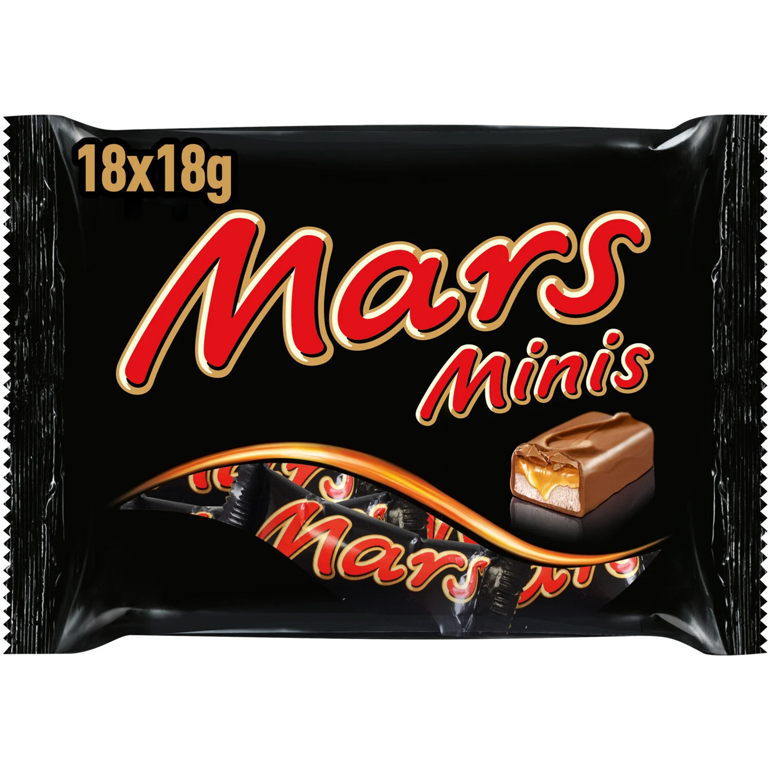 Barres Chocolatées Minis Fourrées Au Caramel 333g - Mars