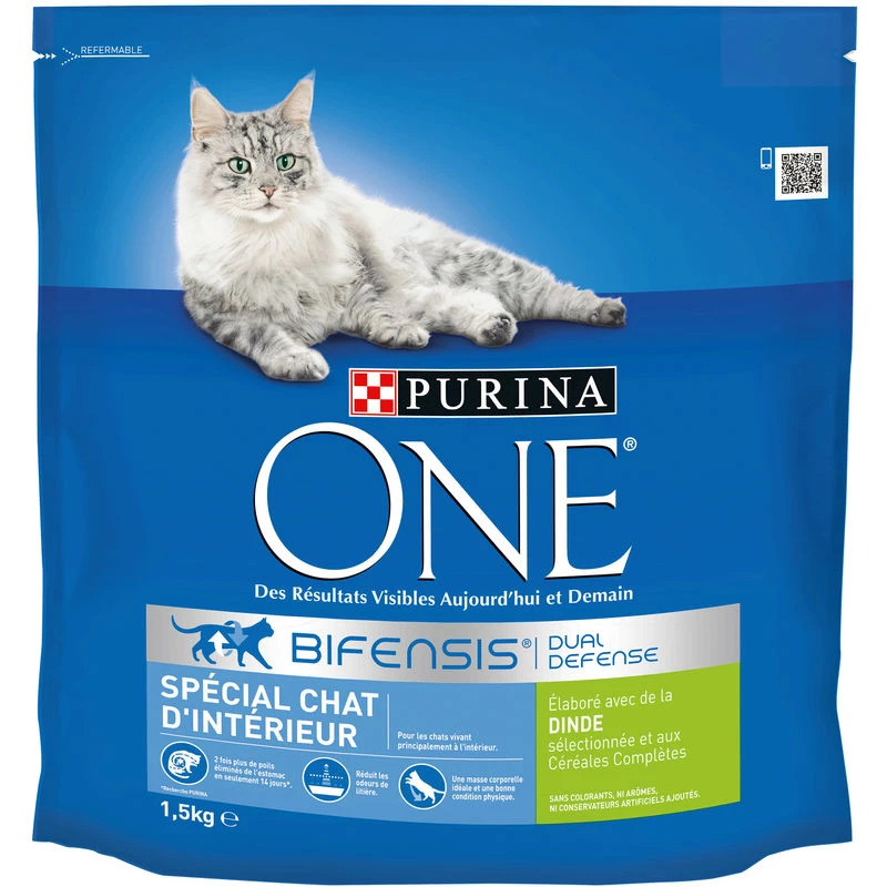 طعام قطط ديك رومي داخلي 1.5 كجم - PURINA