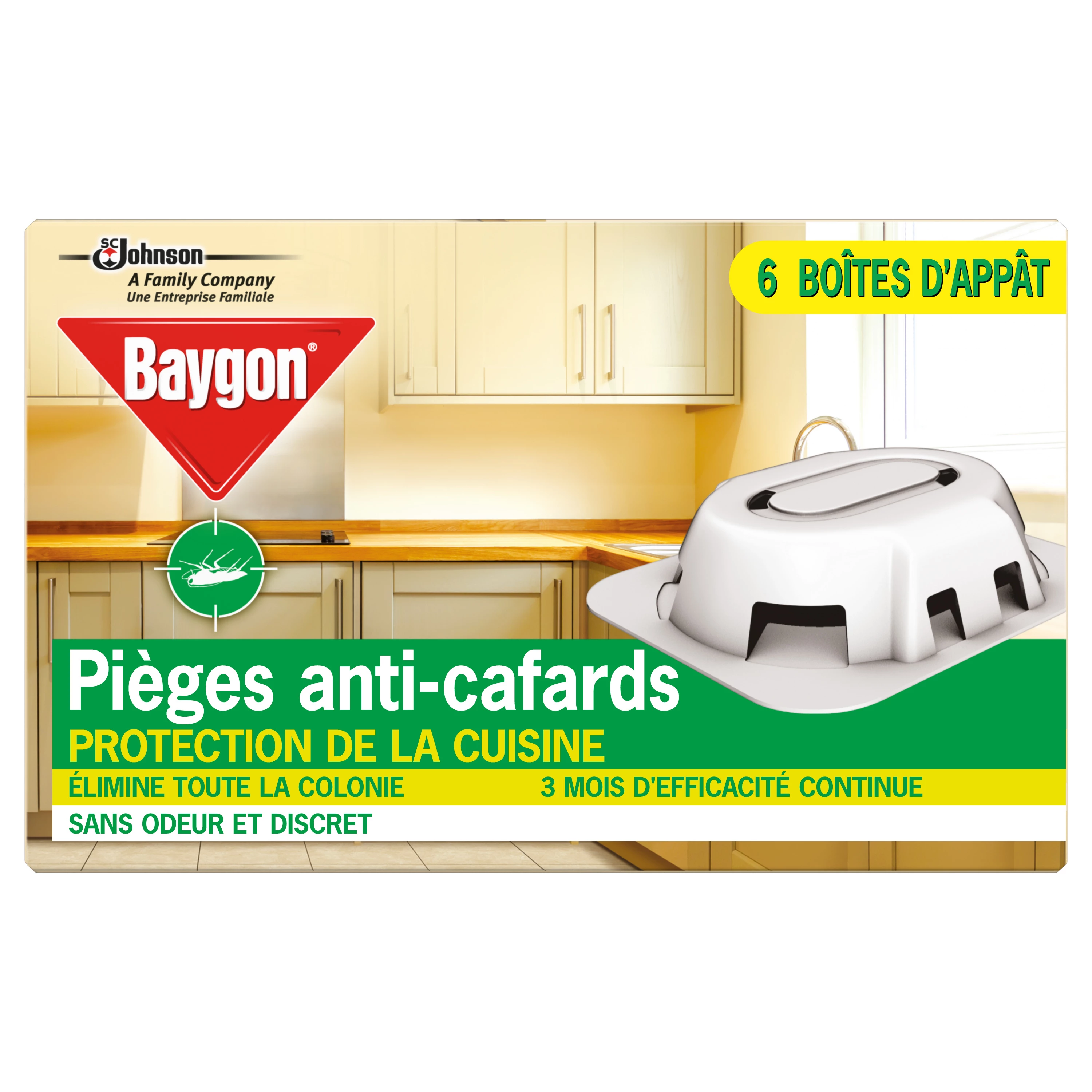 Baygon Pieges Cafards X6