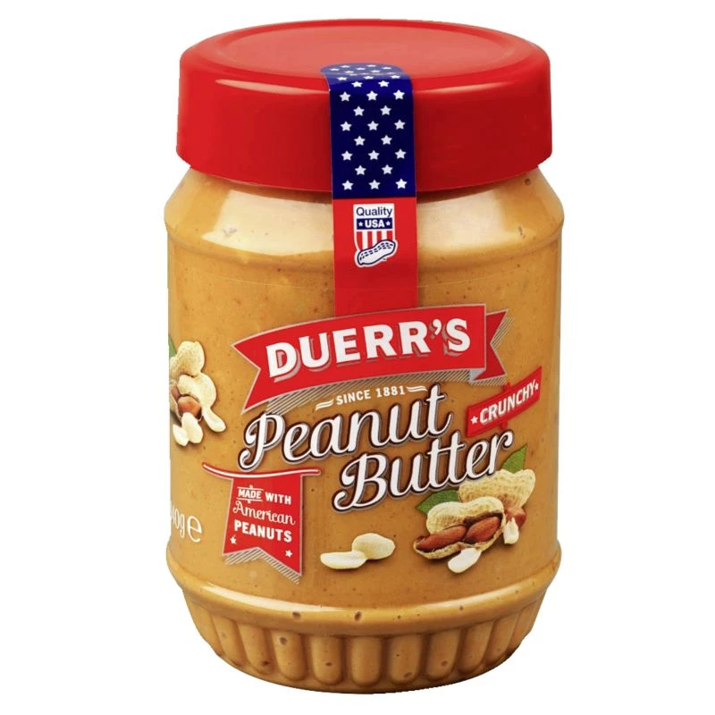 Peanut Butter With Pieces - 340g x6 - DUERR'S