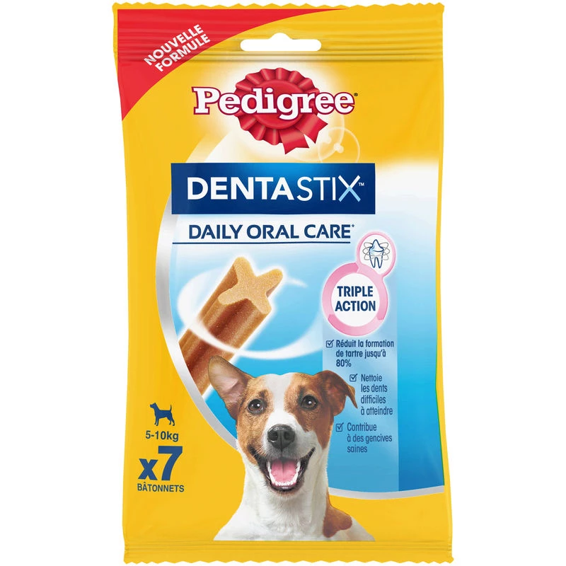 Batonnets pour petits chiens Dentastix 7x110g - PEDIGREE