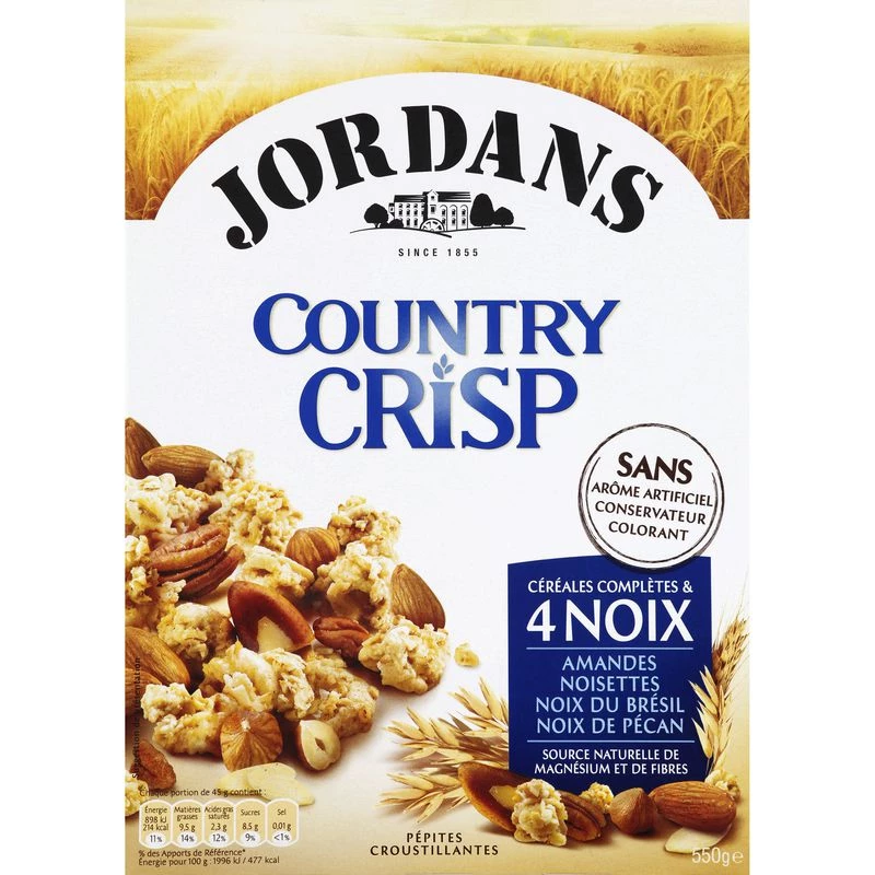 Country Crisp 4 Noix 550г - JORDANS
