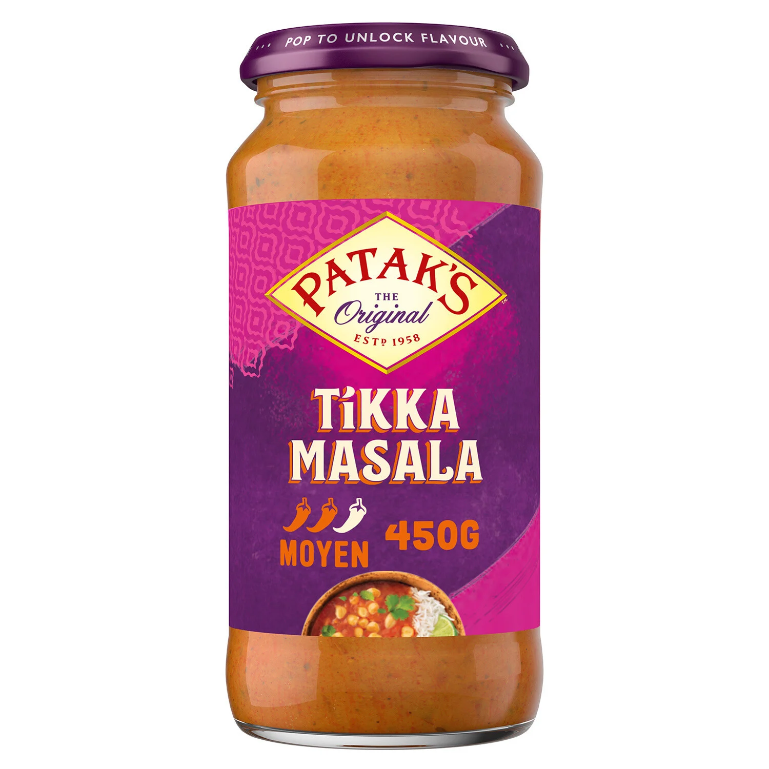 450 g di salsa Tikka Masala Patak