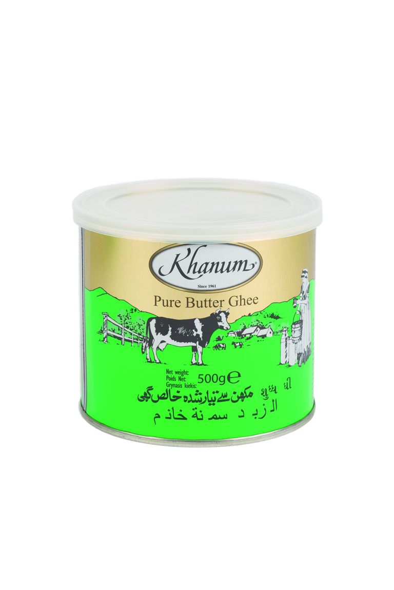 Reines Butter-Ghee (12 x 500 g) - KHANUM
