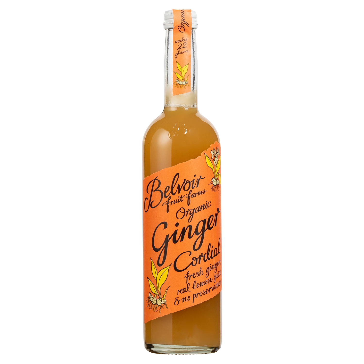Ginger 50cl Organic Syrup - BELVOIR FARM